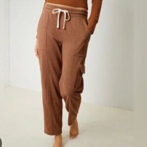 UpWest Brown Cargo Sweatpants